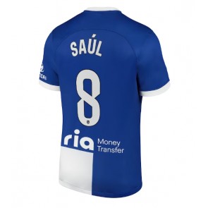 Atletico Madrid Saul Niguez #8 Replica Away Stadium Shirt 2023-24 Short Sleeve
